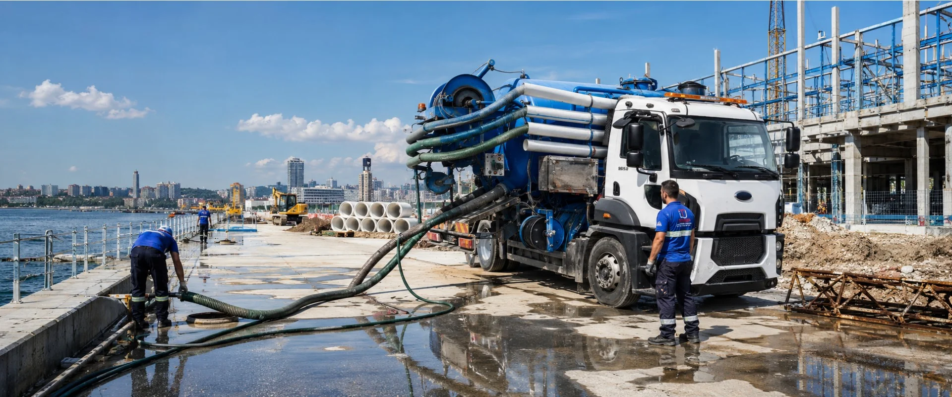 Başakşehir vidanjör çalışması